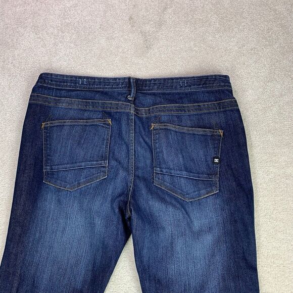 Vintage DC Shoes Mens 38 (Fits 40) Danny Way Skateboarding Denim Cropped Jeans - Picture 5 of 13